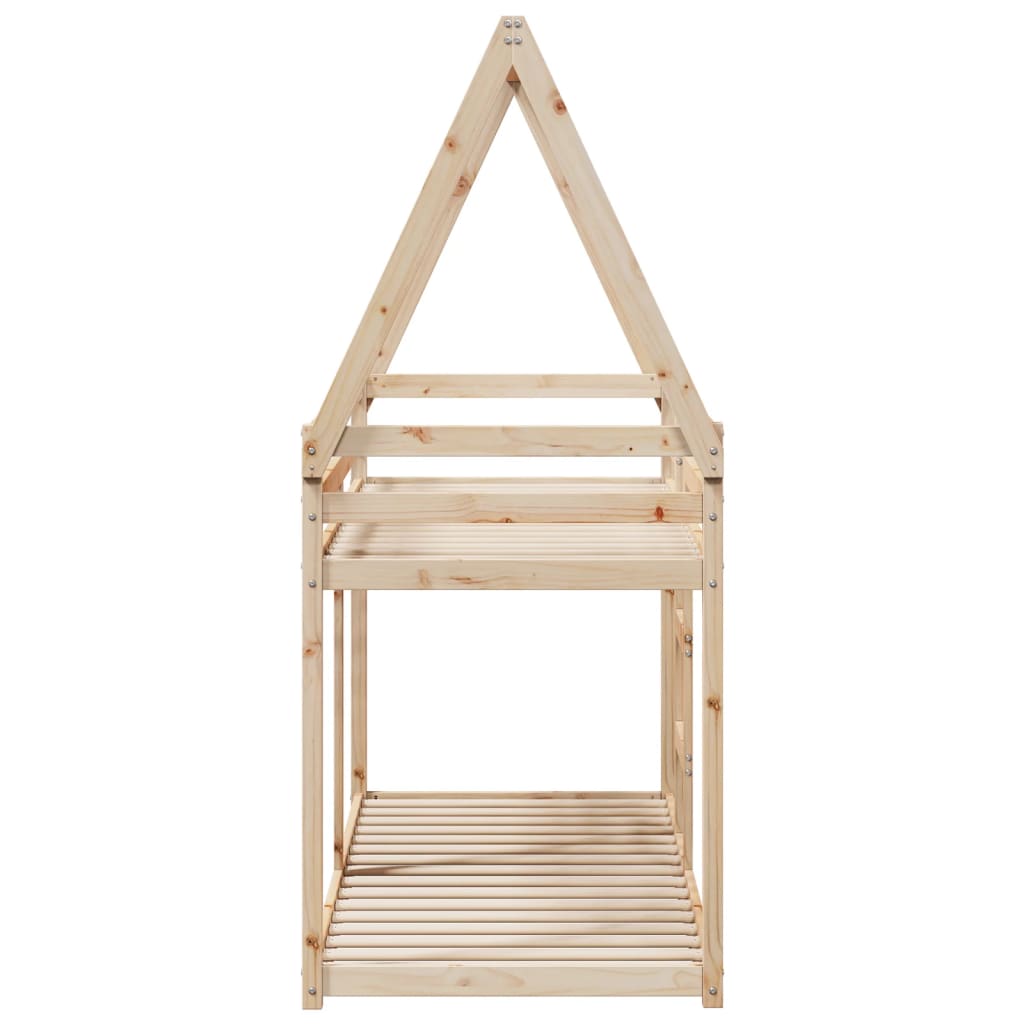 Letto A Castello Senza Materasso Legno Di Pino