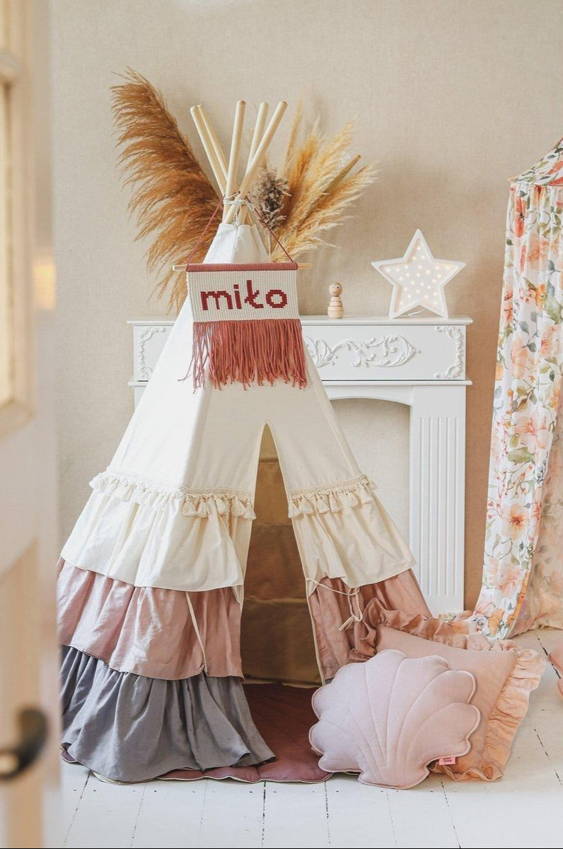 Tenda Teepee “Powder Frills”