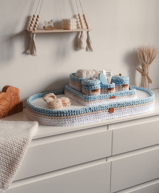 Fasciatoio Crochet Bicolore