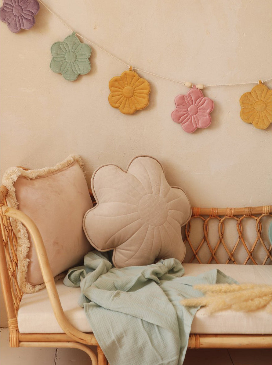 Copertina fasciatoio in mussola "Menta"