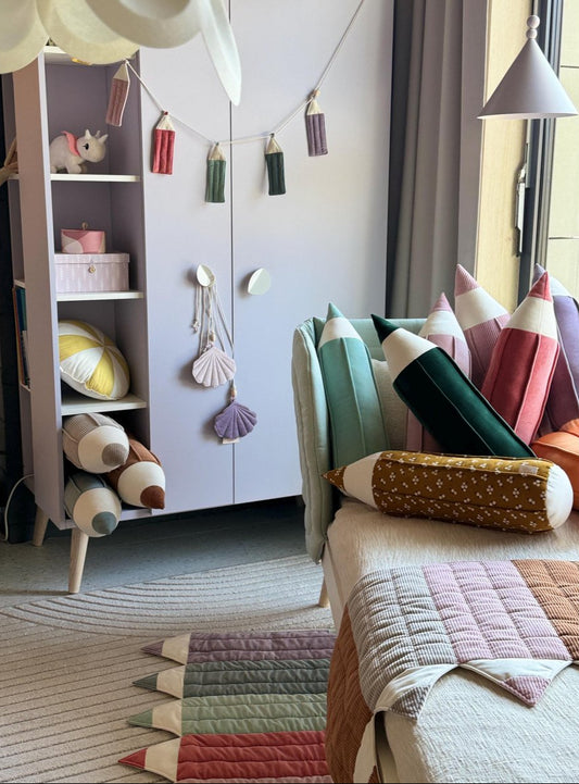 Tappetino da gioco in velluto "Pastelli"