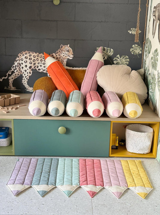 Tappetino da gioco "Pastelli Arcobaleno"