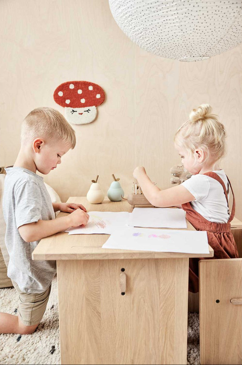 Tazza in Silicone con Cannuccia "Pera Menta"