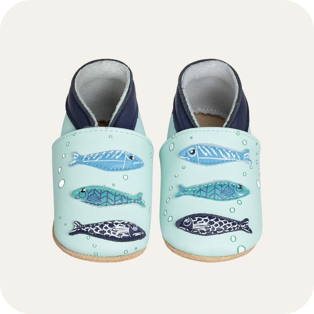 Pantofole in pelle "Sardine"