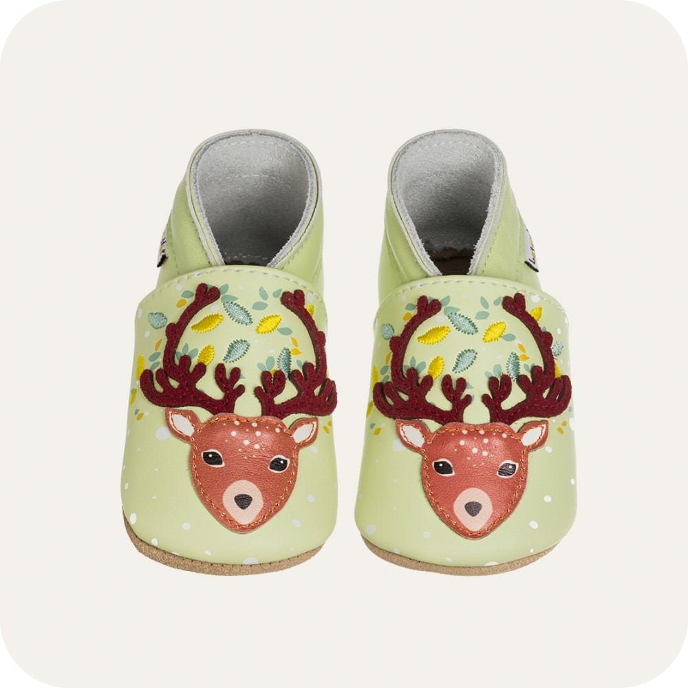Pantofole in pelle "Cerbiatto"