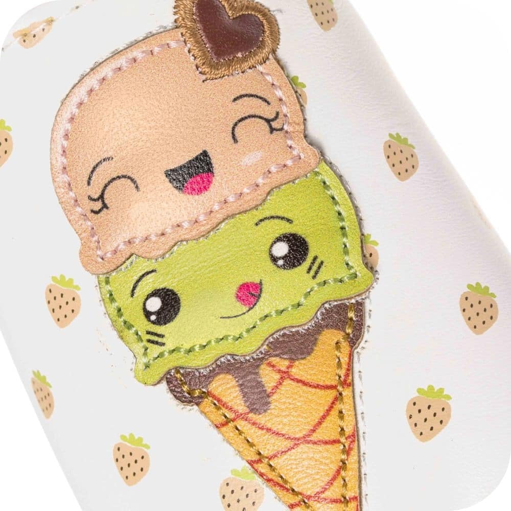 Pantofole in pelle "Coni Gelato"