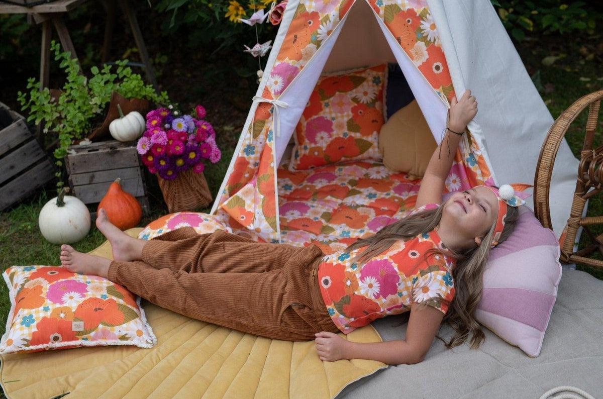 Tenda Teepee “Picnic con i fiori”