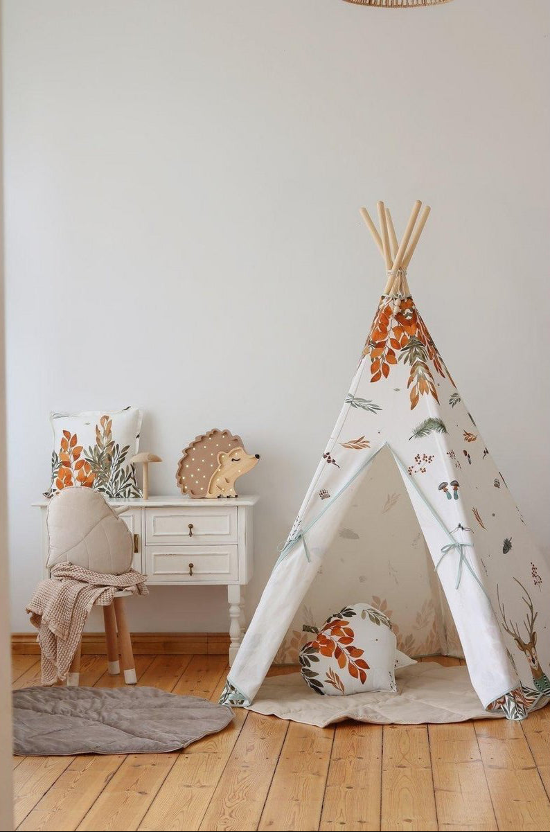 Tenda Teepee “Amici della foresta”