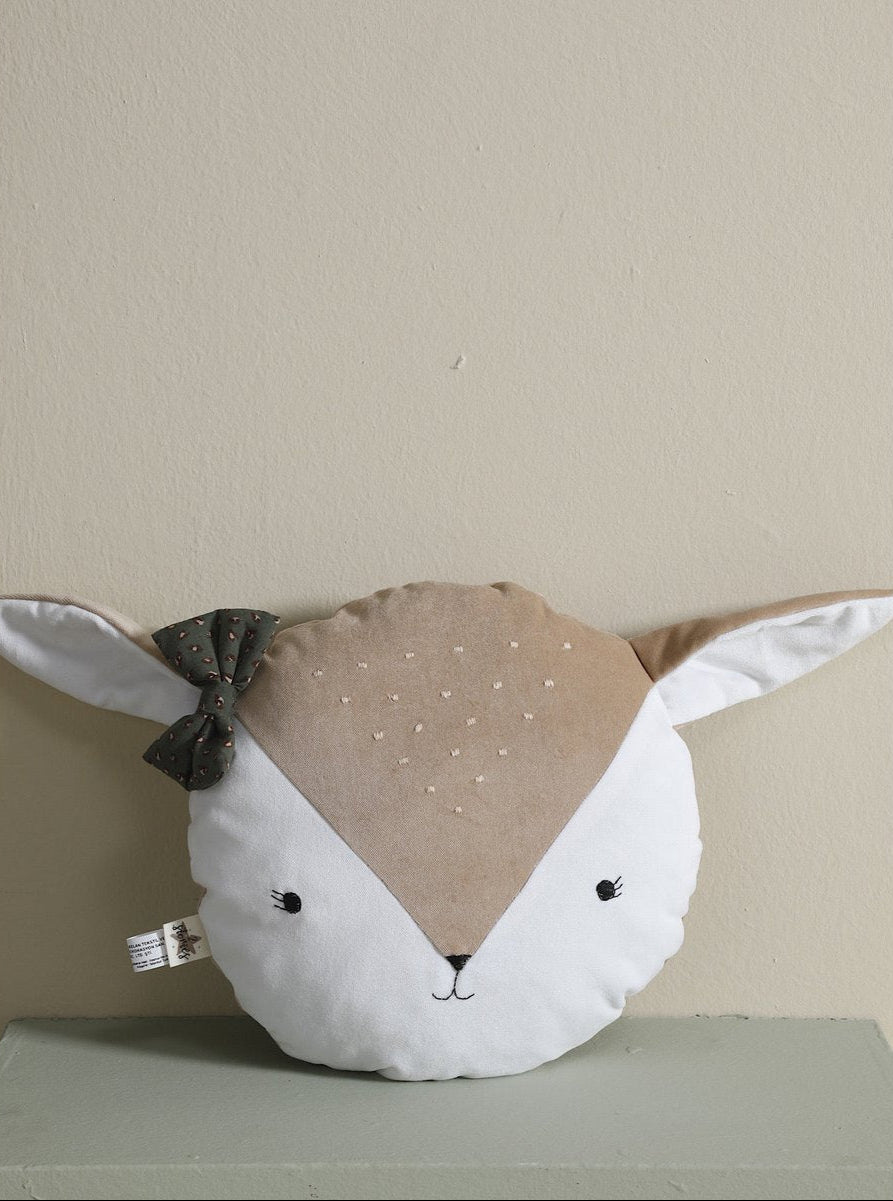 Cuscino in velluto "Bambi Girl"