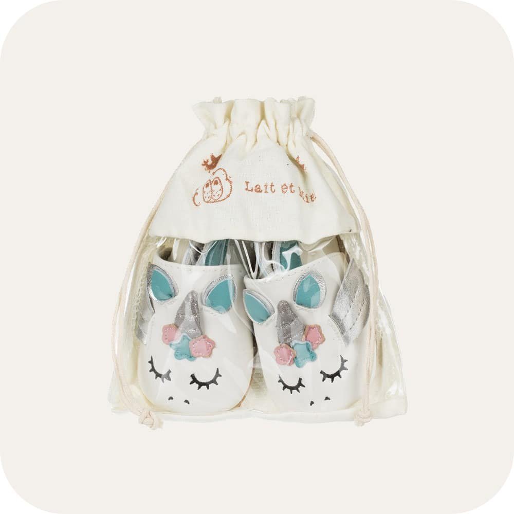 Pantofole in pelle "Unicorno"