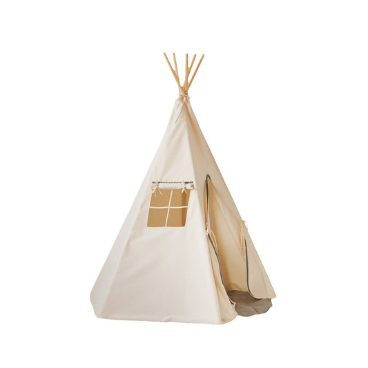 Tenda Teepee "Grey Pompoms"