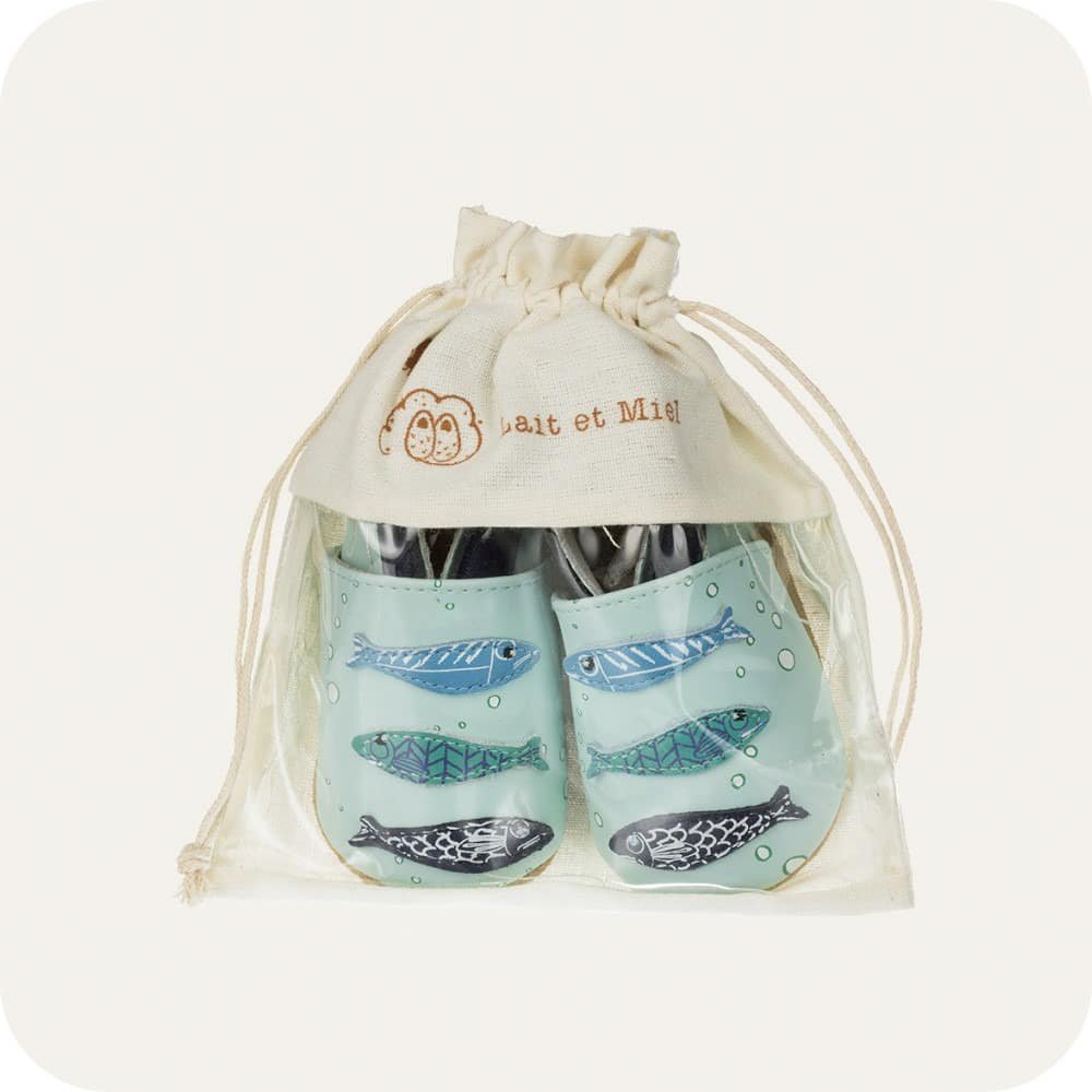 Pantofole in pelle "Sardine"