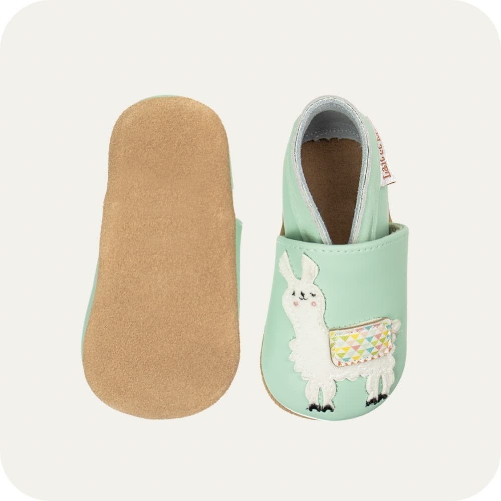 Pantofole in pelle "Lama"