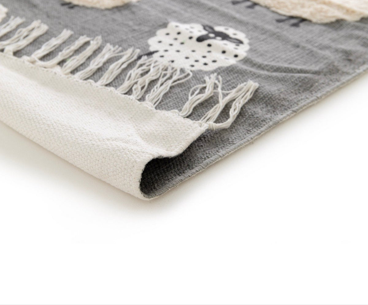Tappeto in cotone "Little Sheep"