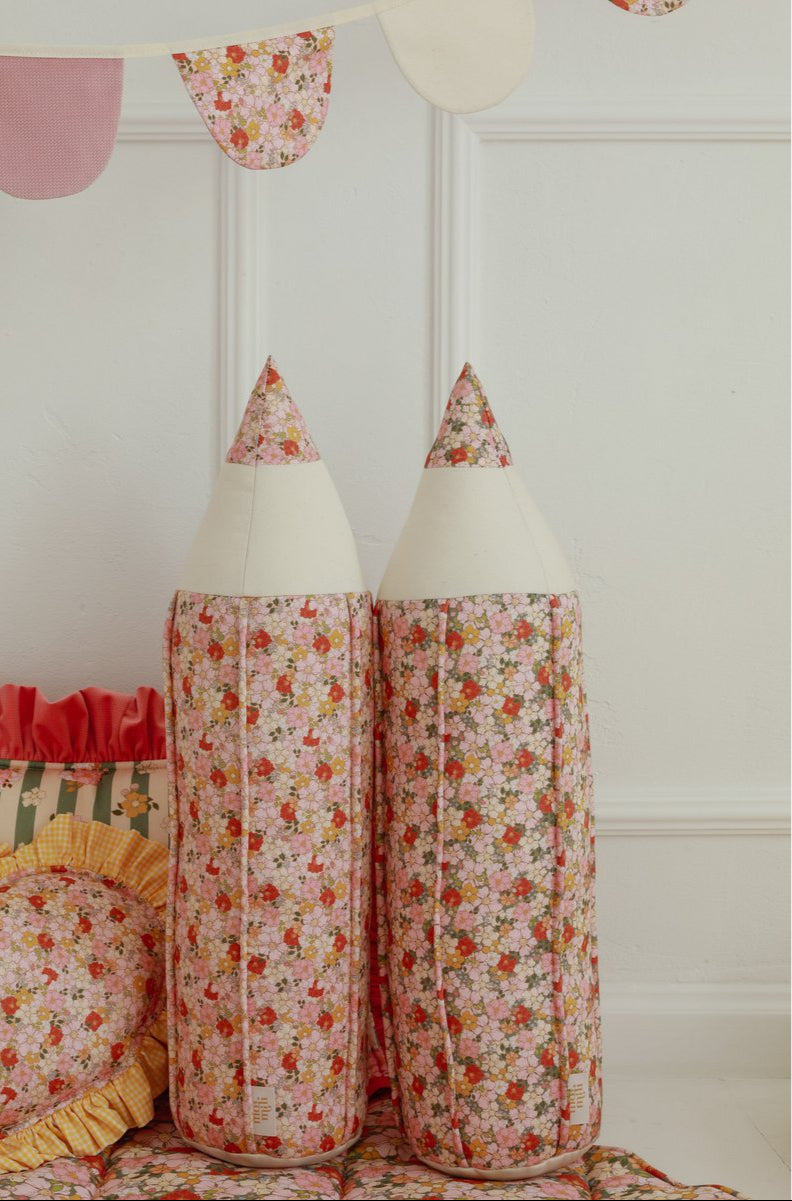Cuscino di cotone "Pastello Green Garden"