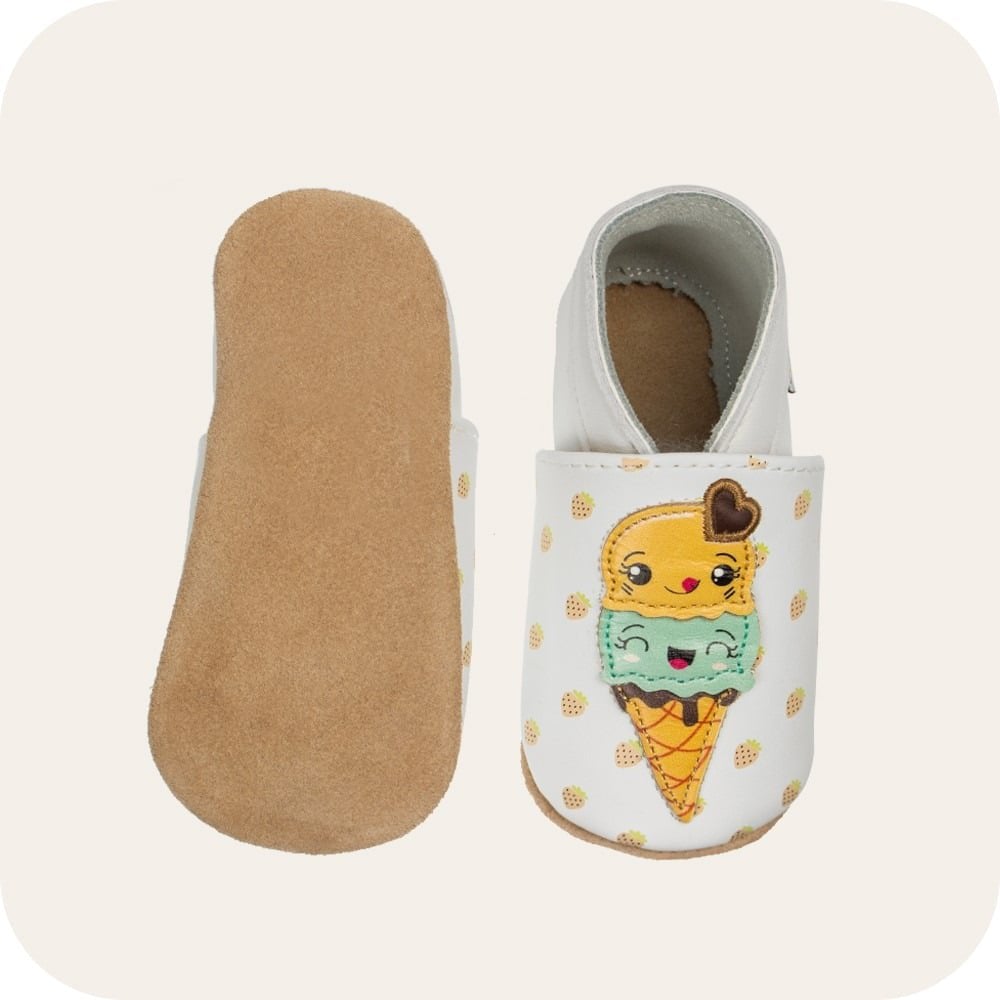 Pantofole in pelle "Coni Gelato"