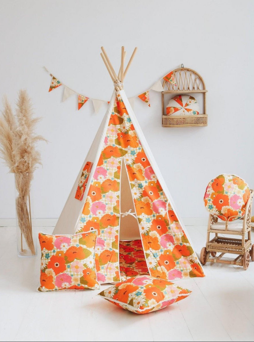 Tenda Teepee “Picnic con i fiori”