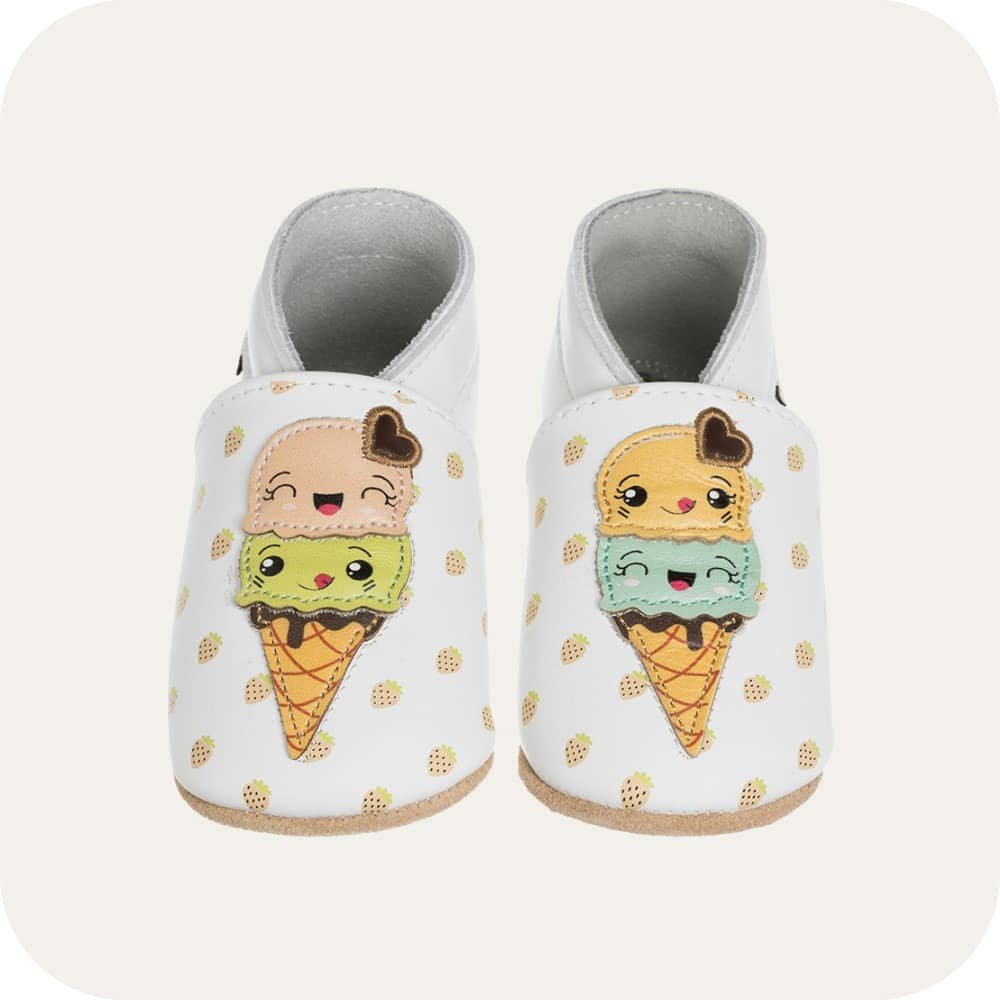 Pantofole in pelle "Coni Gelato"