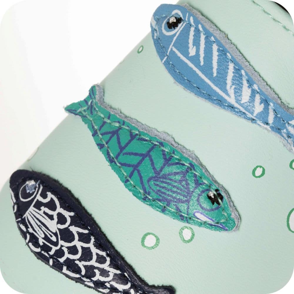 Pantofole in pelle "Sardine"