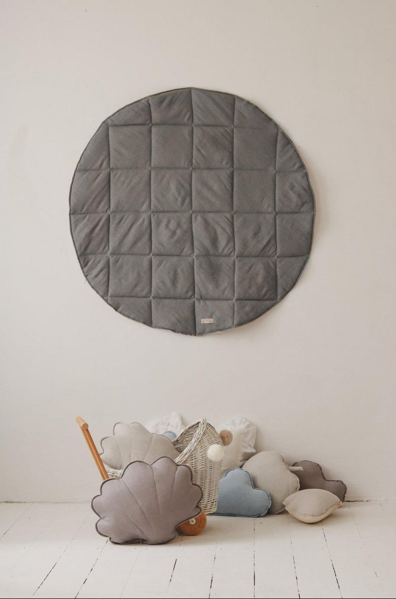 Tenda Teepee "Grey Pompoms"