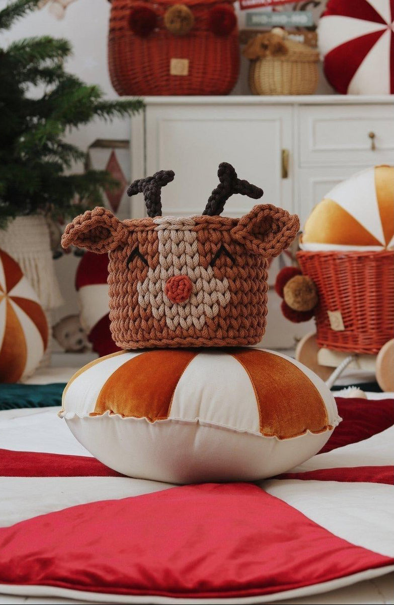 Cuscino Natalizio Patchwork “Gold Candy”