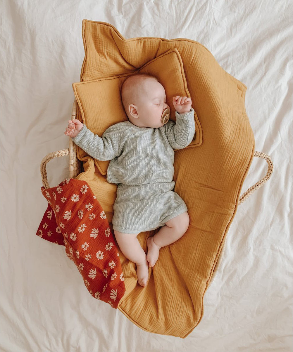 Set Copertina in mussola "Ocra" 95x65