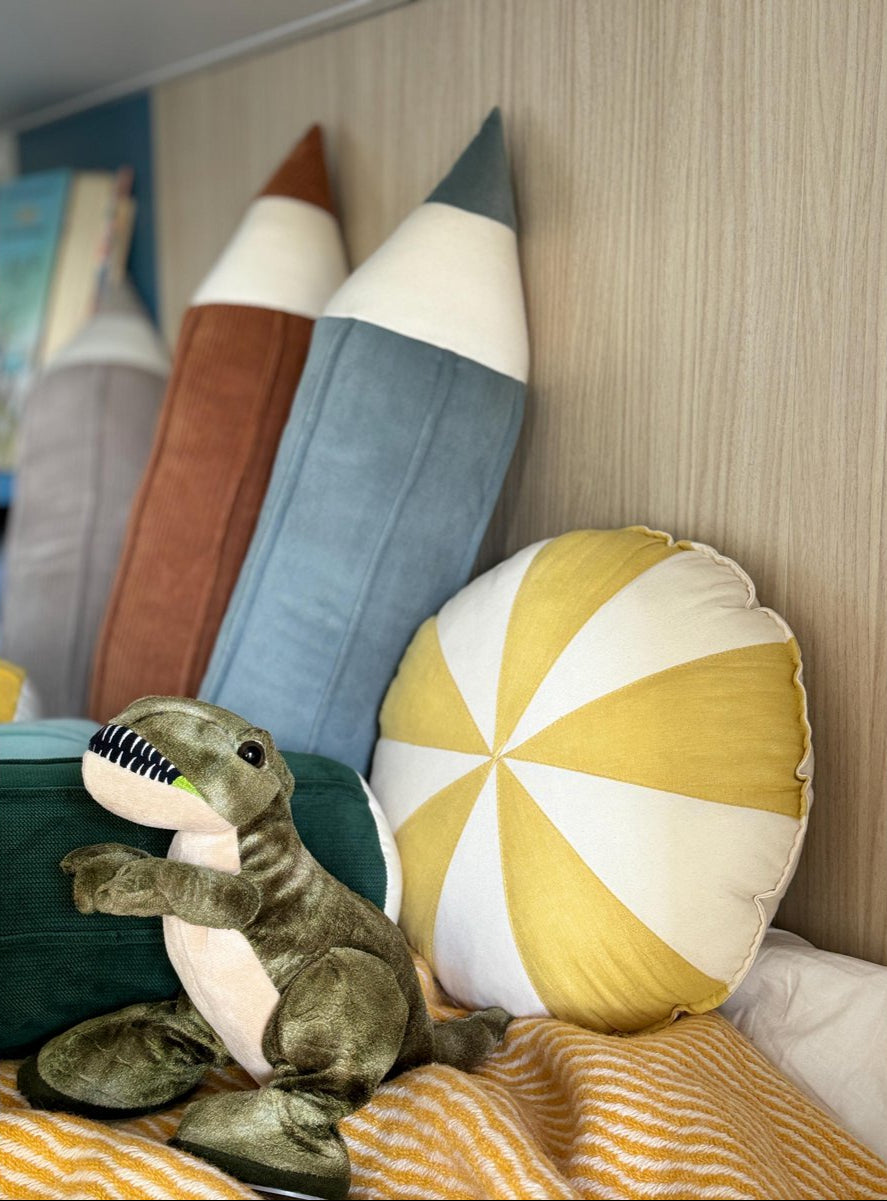 Cuscino in velluto "Pastello Petrolio"