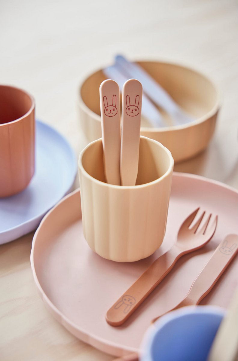 Set 2 Bicchieri "Pullo" - Marrone e Beige