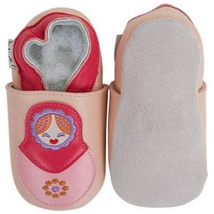Pantofole in pelle "Matrioska"