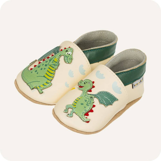 Pantofole in pelle "Draghetto"