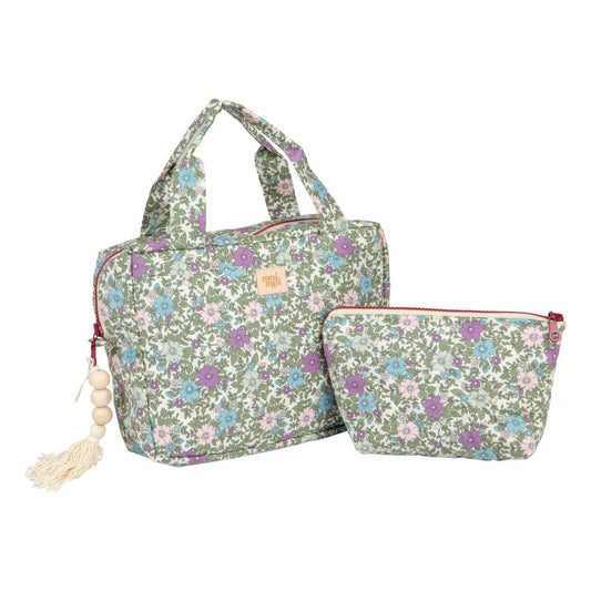 Set Beauty Bag "Mama Essentials - Pastel Meadow"