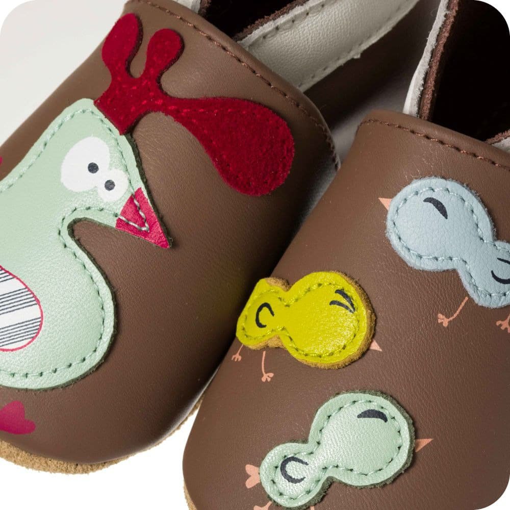 Pantofole in pelle "Fattoria"