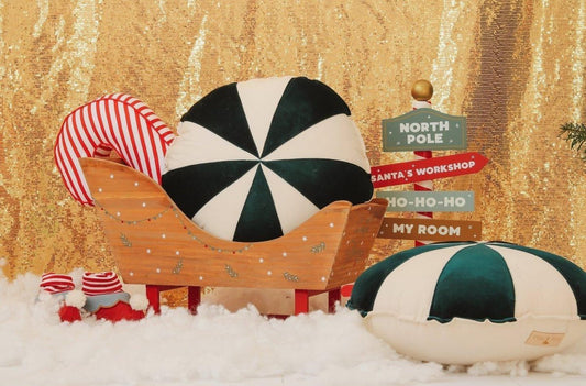 Cuscino Natalizio Patchwork “Green Candy”