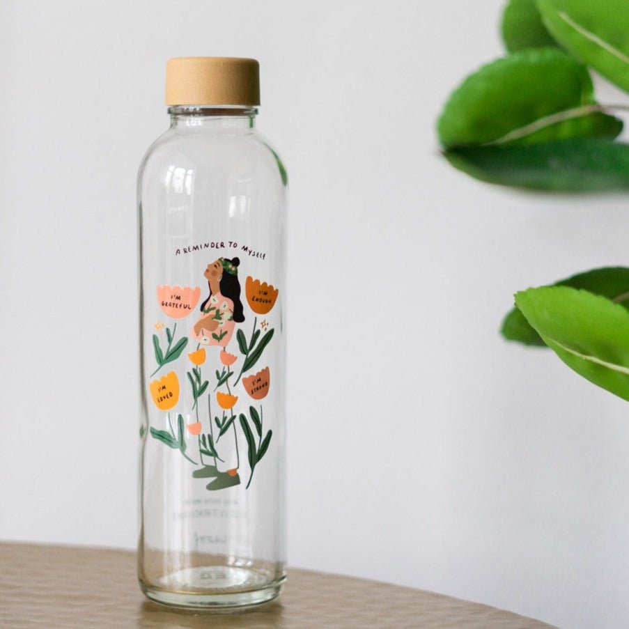 Borraccia in Vetro "Reminder To Myself"  0,7 l