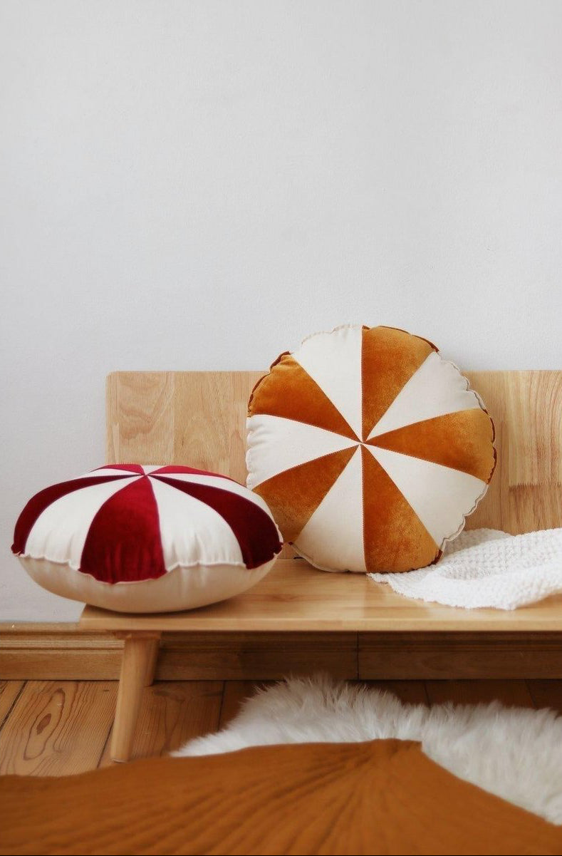 Cuscino Natalizio Patchwork “Gold Candy”