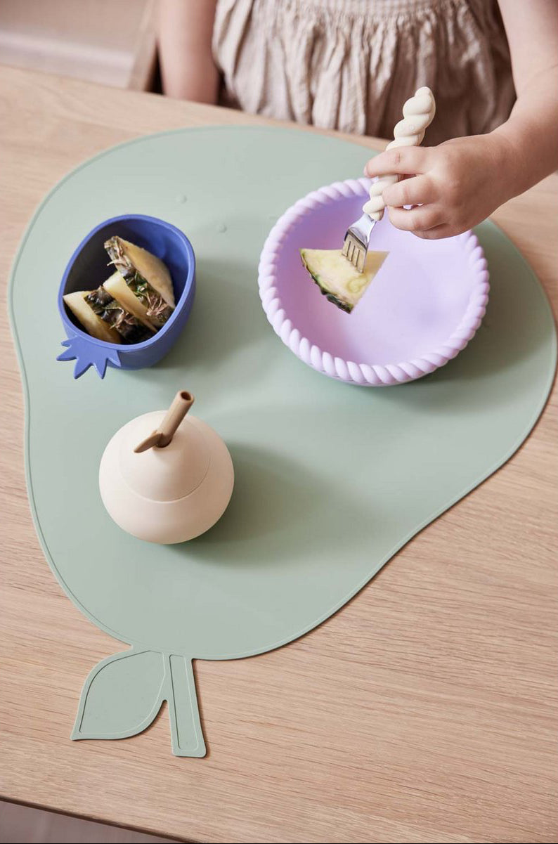 Tazza in Silicone con Cannuccia "Pera Gialla"