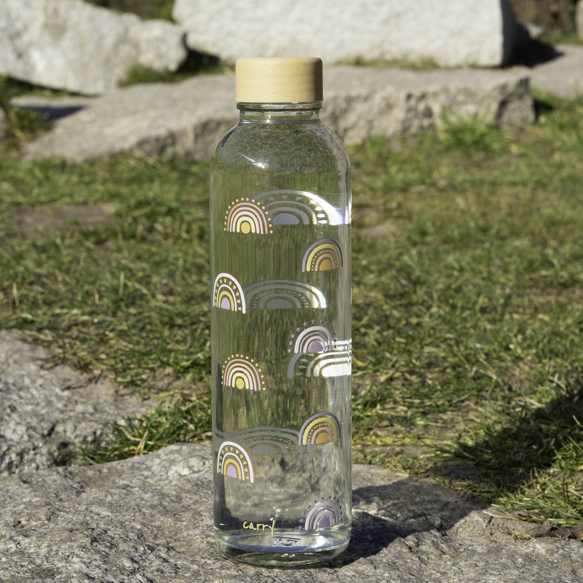 Borraccia in Vetro "Boho Rainbow"  0,7 l