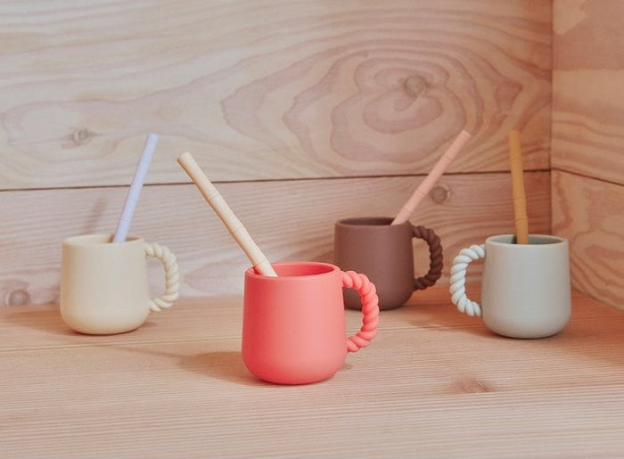 Set 2 Tazze "Mellow" - Marrone e Azzurro Polvere