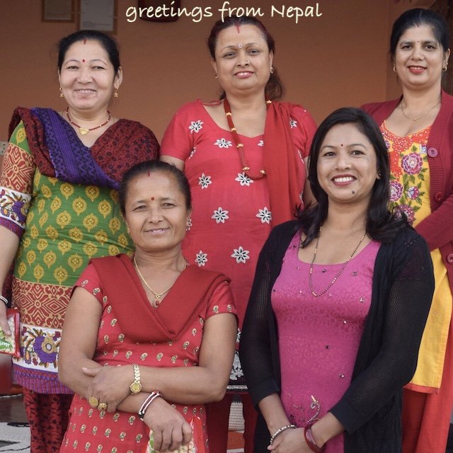 Fermagli per capelli Luna-Leena girasole 2x fatto a mano in Nepal