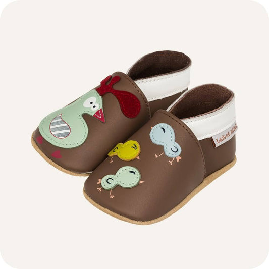 Pantofole in pelle "Fattoria"