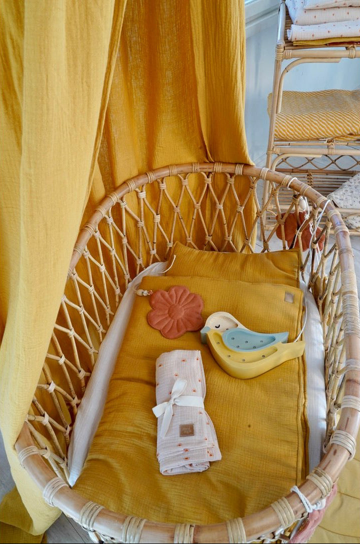 Set Copertina in mussola "Ocra" 95x65