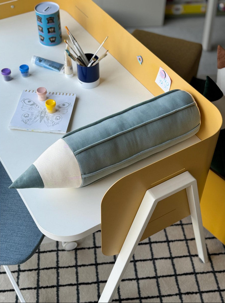 Cuscino in velluto "Pastello Petrolio"