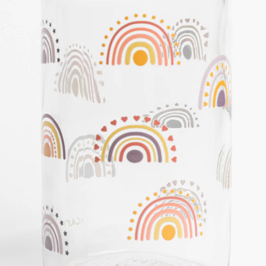 Borraccia in Vetro "Boho Rainbow"  0,4 l
