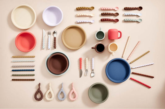 Set Piatto e Ciotola "Mellow" - Corallo e Vaniglia