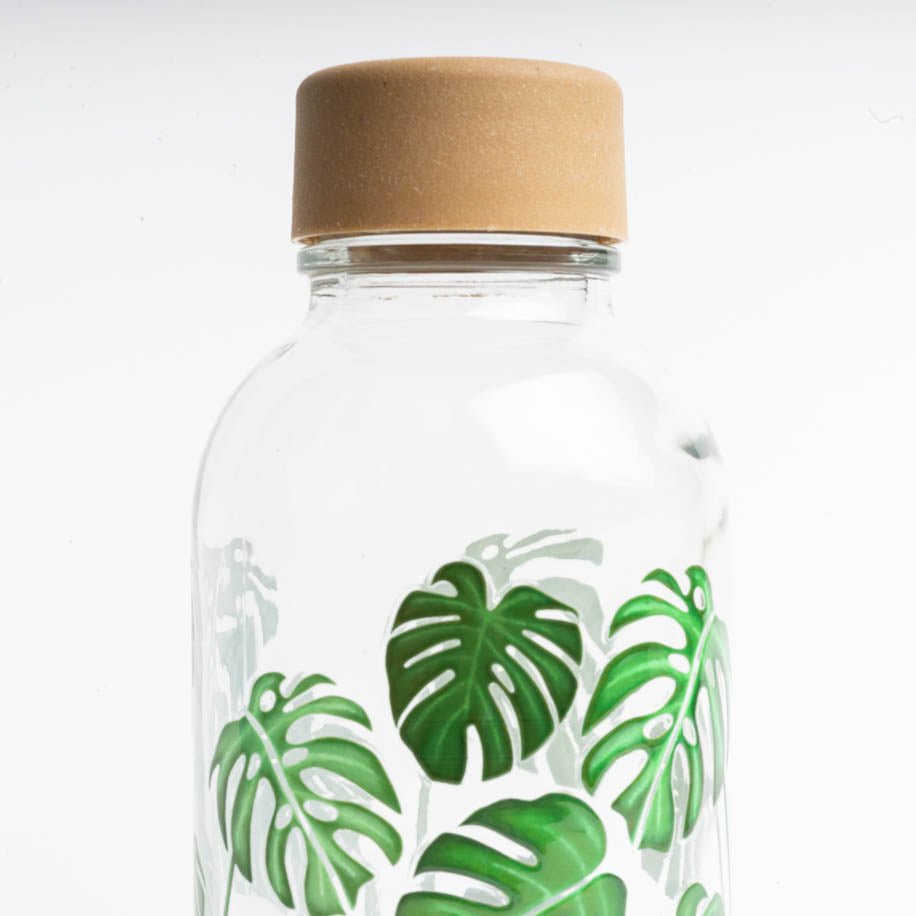 Borraccia in Vetro "Monstera"  0,4 l