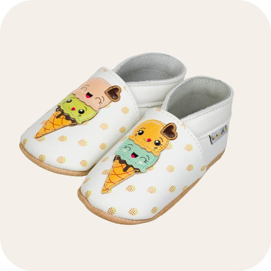 Pantofole in pelle "Coni Gelato"
