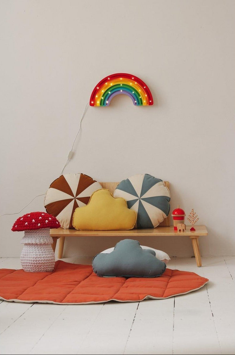 Cuscino Natalizio Patchwork “Blue Candy”