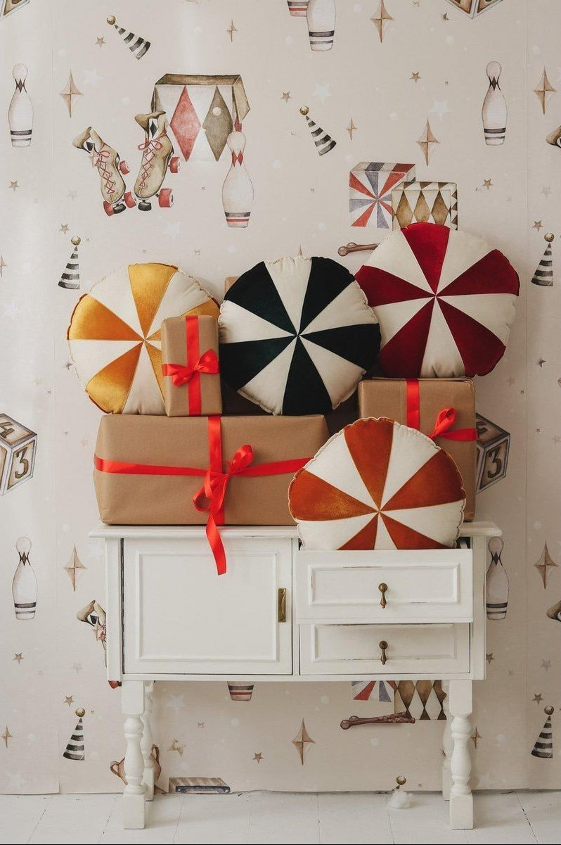 Cuscino Natalizio Patchwork “Green Candy”