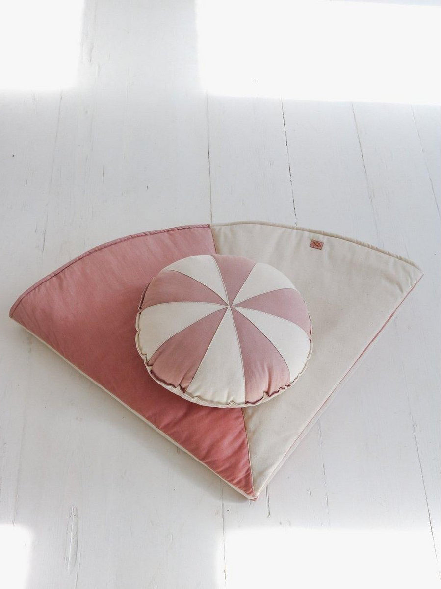 Cuscino Natalizio Patchwork “Pink Candy”
