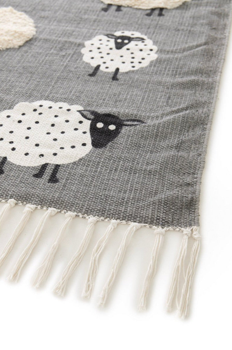 Tappeto in cotone "Little Sheep"